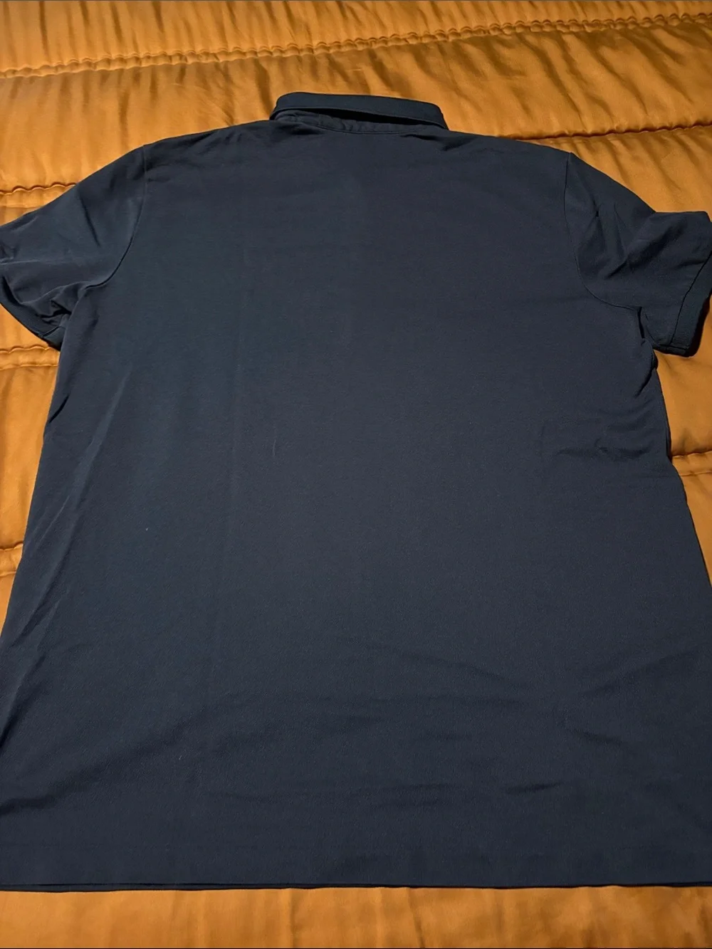 Ralph Lauren Polo Shirt in Navy with Green Pony Embroidery Size L